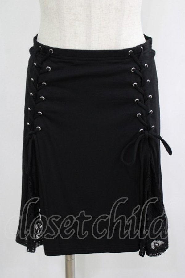 画像1: KILL STAR / Tragedy Ann Skater Skirt S 黒 H-25-06-27-1037-SL-SK-KB-ZH (1)