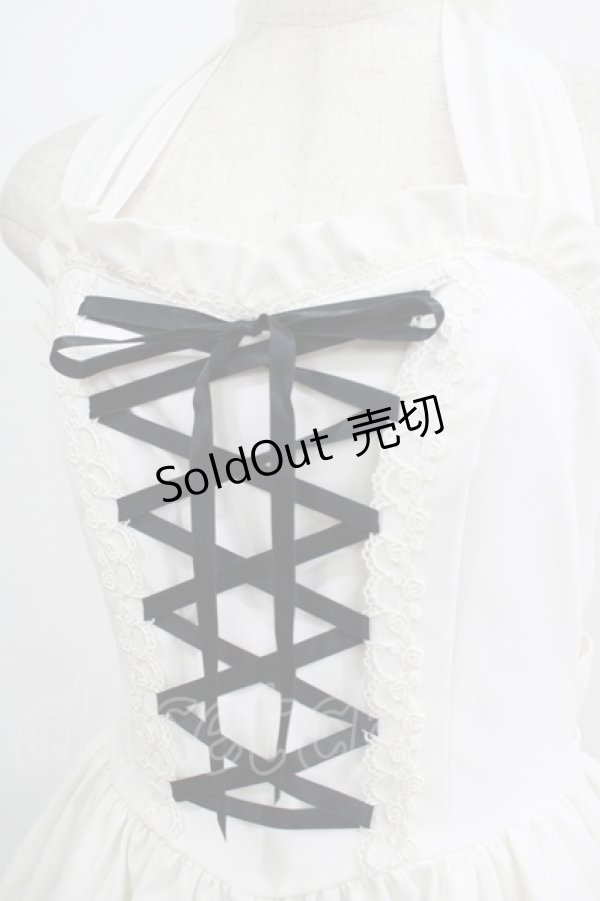 画像7: Moi-meme-Moitie / チャーチゲートプリントサンドレス  オフ×ブラック H-25-06-27-1003-MO-OP-KB-ZH (7)