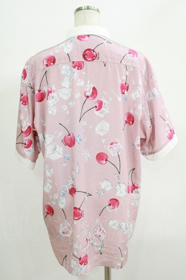 MILKBOY / FROZEN CHERRY SHIRTS  ピンク H-25-06-27-1052-MB-BL-KB-ZH MILKBOY / FROZEN CHERRY SHIRTS ピンク H-25-06-27-1052-MB-BL