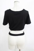 画像3: DARK IN LOVE / Punk locomotive check heart crop top XL ブラック H-25-06-27-1059-PU-TO-KB-ZH (3)