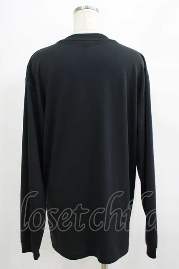画像3: NieR Clothing / プリントLONG CUTSEW  黒×青 H-25-06-27-1061-PU-TO-KB-ZH (3)
