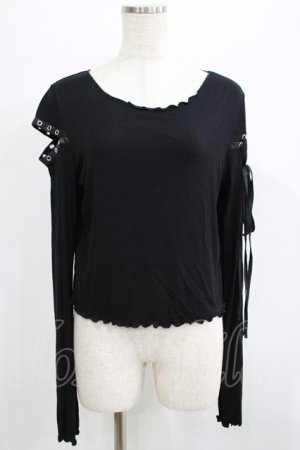 画像: KILL STAR / Shailagh Long Sleeve Top L 黒 H-25-06-27-1062-SL-TO-KB-ZH