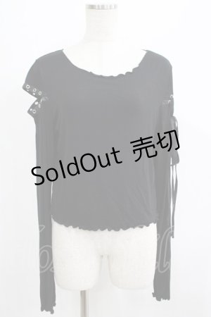 画像: KILL STAR / Shailagh Long Sleeve Top L 黒 H-25-06-27-1062-SL-TO-KB-ZH