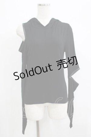 画像: KILL STAR / Morwen Hooded Top S ブラック H-25-06-27-1065-SL-TO-KB-ZY