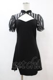画像1: PUNK RAVE / Chinese Style Silk Fan Cheongsam Dress S ブラック H-25-06-28-035-PU-OP-KB-ZH (1)