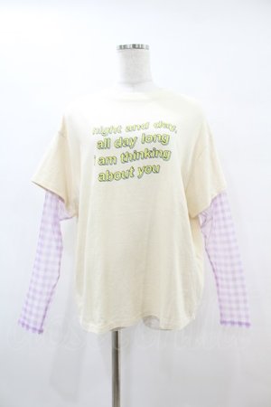 画像: Candy Stripper / NIGHT AND DAY LAYERED   アイボリー H-25-06-28-059-PU-TO-KB-ZH