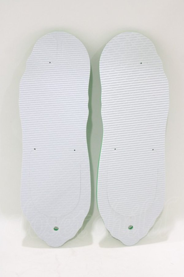 画像2: MALKOMALKA / 折りたたみビーチサンダル  グリーン H-25-06-28-1038-PU-ZA-ET-ZH (2)