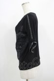 画像2: Qutie Frash / クロスインナートップス  黒×黒 H-25-06-28-1012-QU-TO-KB-ZH (2)