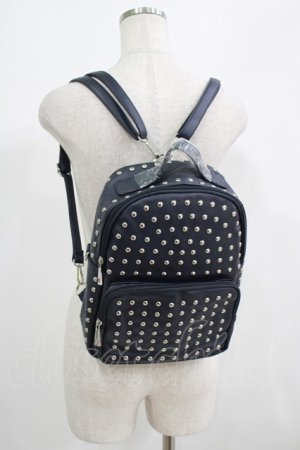 画像: NieR Clothing / 2WAY STUDS BACKPACK  黒 H-25-06-28-1015-PU-BG-KB-ZH