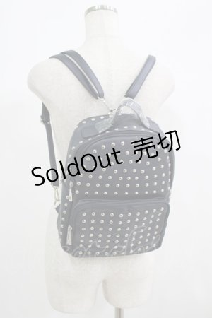 画像: NieR Clothing / 2WAY STUDS BACKPACK  黒 H-25-06-28-1015-PU-BG-KB-ZH