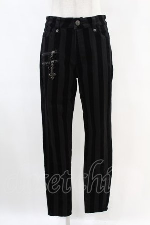 画像: KILL STAR / Walk The Plank Trousers S ブラック H-25-06-28-010-SL-PA-KB-ZH