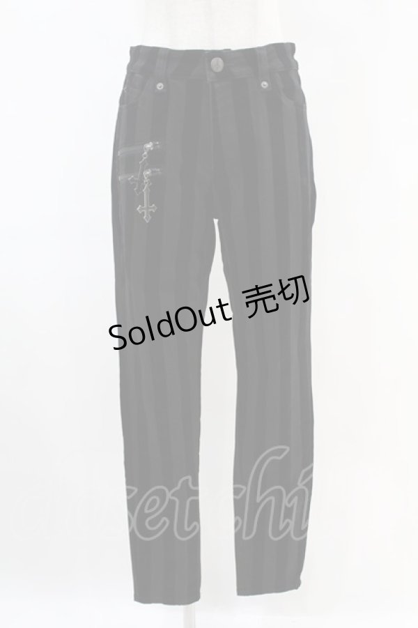画像1: KILL STAR / Walk The Plank Trousers S ブラック H-25-06-28-010-SL-PA-KB-ZH (1)