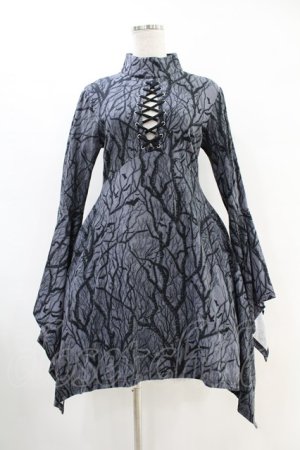 画像: KILL STAR / Divine Touch Keyhole Dress M グレー H-25-06-28-023-SL-OP-KB-ZH