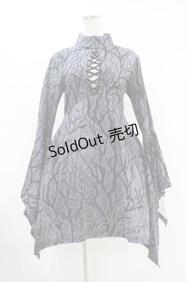 画像1: KILL STAR / Divine Touch Keyhole Dress M グレー H-25-10-24-003-SL-OP-KB-ZH (1)