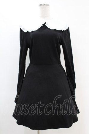 画像: KILL STAR / Mystra Collar Dress S 黒×白 H-25-06-28-030-SL-OP-KB-ZH