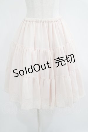 画像: Victorian maiden / ボリュームシフォンペチコートスカート（ショート） Free ピンク H-25-06-29-1035-CL-SK-NS-ZH