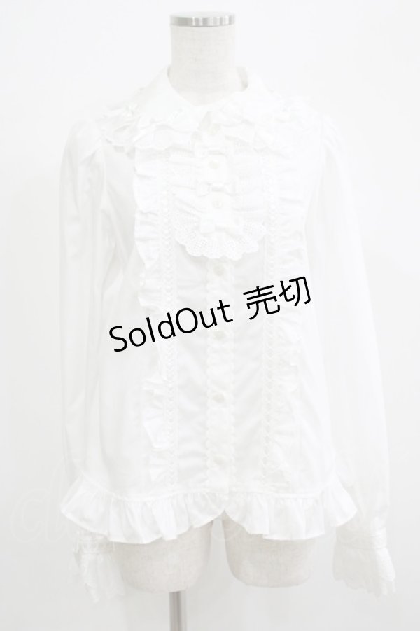 画像1: Angelic Pretty / アラカルトリボンブラウス Free シロ H-25-06-29-1053-AP-BL-NS-ZH (1)