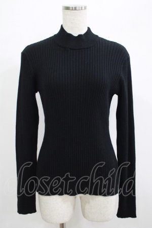 画像: F&A / バックリボンリブニットプルオーバー Free BLACK H-25-06-29-1060-LO-TO-NS-ZH