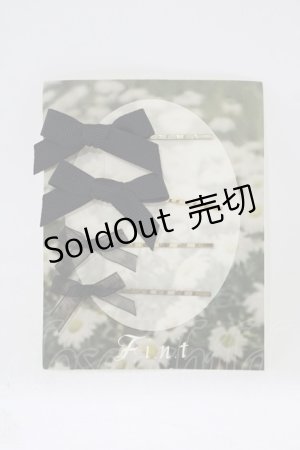 画像: Fi.n.t / ヘアピンセット  ブラック H-25-06-29-1066-CA-AC-NS-ZH