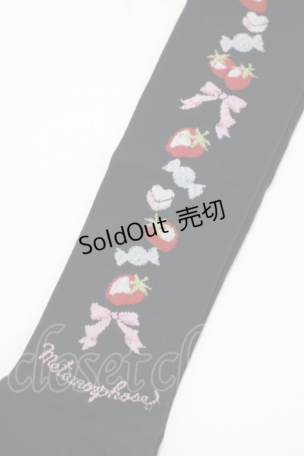 画像2: metamorphose / Sweet Berry オーバーニー  ブラック H-25-06-29-1071-ME-ZA-NS-ZH (2)
