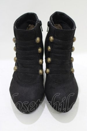 画像: an another angelus / ナポレオンブーツ S（22.5〜23cm） ブラック H-25-06-29-1079-CA-SH-NS-ZH