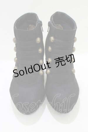 画像: an another angelus / ナポレオンブーツ S（22.5〜23cm） ブラック H-25-06-29-1079-CA-SH-NS-ZH