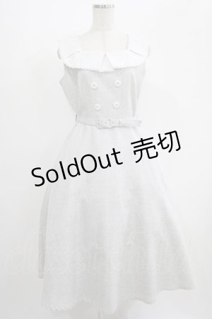 画像: an another angelus / サマーツイードスクエアカラーワンピース Free L/GRAY H-25-06-29-1019-CA-OP-NS-ZH