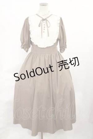 画像: m petit by misako / ナシジムジキリカエワンピース M ブラウン H-25-06-29-009-LO-OP-NS-ZH