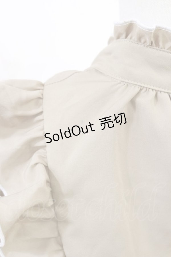 画像4: m petit by misako / NINA'SコラボAMハイショクメローワンピース S ベージュ H-25-06-29-010-LO-OP-NS-ZH (4)