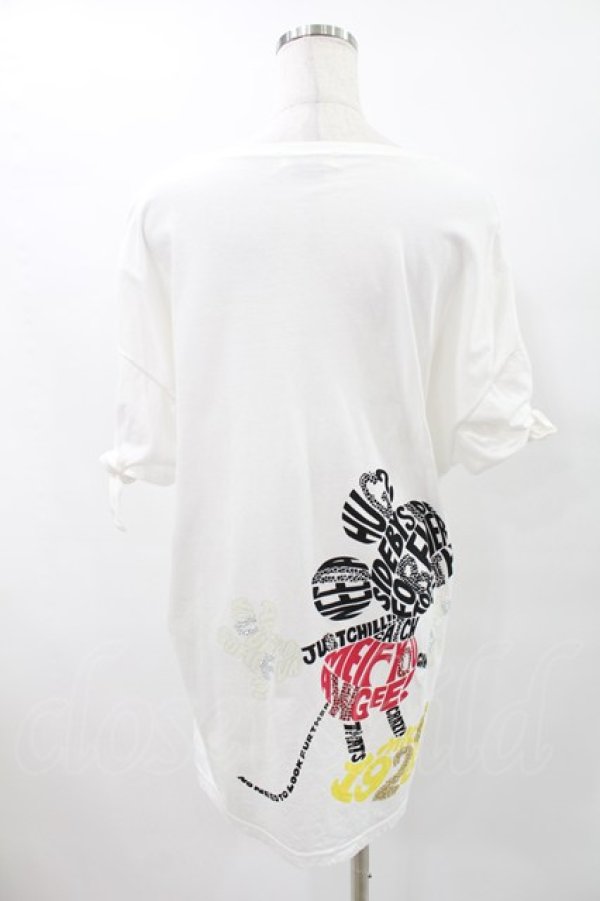 画像2: Secret Honey / ビッグTシャツ(ミッキーver.) free オフ H-25-06-30-035-CA-TS-NS-ZH (2)