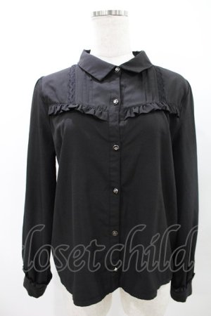 画像: axes femme POETIQUE / ヨークピンタックブラウス M ブラック H-25-06-30-042-AX-BL-YZ-ZH