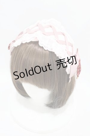 画像: Amavel / うさいちごの和菓子ヘッドドレス  ピンク H-25-06-30-1005-CA-AC-NS-ZH