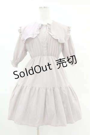 画像: DearMyLoveRose / ビッグ襟セーラーティアードミニワンピース M ピンク H-25-06-30-1020-EL-OP-NS-ZH