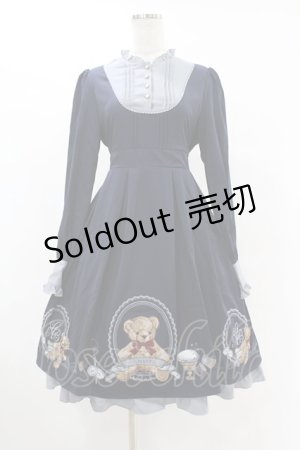 画像: Amavel / Handmade Teddy Bearワンピース Free ネイビー H-25-06-30-1021-CA-OP-NS-ZH
