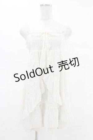 画像: axes femme / ドットシフォンワンピース M 生成り H-25-06-30-1037-AX-OP-NS-ZH