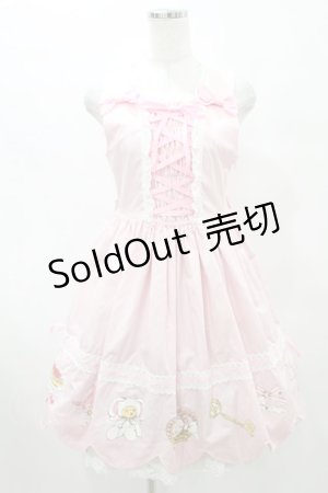 画像: BABY,THE STARS SHINE BRIGHT / 7つの鍵プリントジャンパースカート Free ピンク H-25-06-30-018-BA-OP-NS-ZH