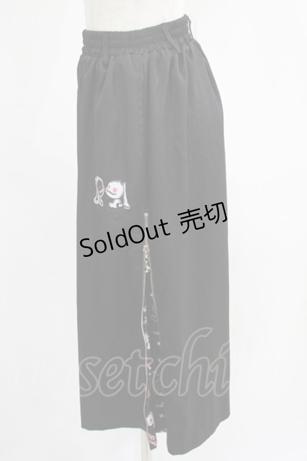 画像2: NieR Clothing / 2WAY SIDE ZIP PANTS  黒 H-25-07-01-033-PU-PA-KB-ZH (2)