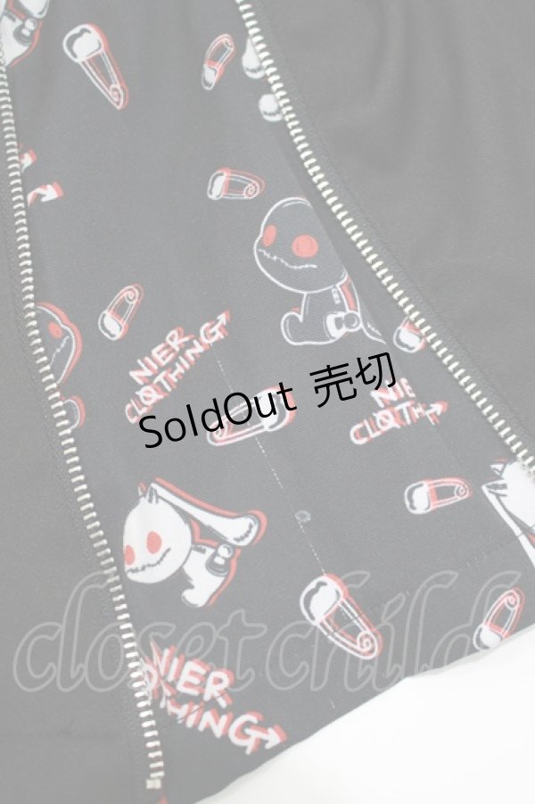 画像4: NieR Clothing / 2WAY SIDE ZIP PANTS  黒 H-25-07-01-033-PU-PA-KB-ZH (4)