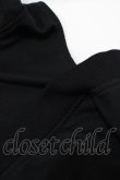 画像4: NieR Clothing / オフショルショートパーカー  黒 H-25-07-01-037-PU-TO-KB-ZH (4)