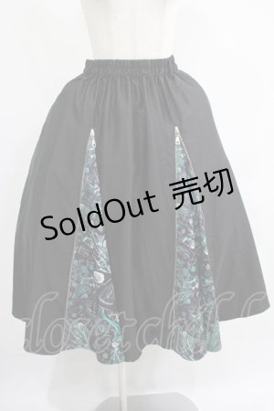 画像: NieR Clothing / 2WAY ZIP SKIRT  黒 H-25-07-01-004-PU-SK-KB-ZH