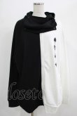 画像1: NieR Clothing / TWO-TONE ZIPパーカー  黒×白 H-25-07-01-040-PU-TO-KB-ZH (1)