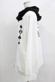 画像2: NieR Clothing / TWO-TONE ZIPパーカー  黒×白 H-25-07-01-040-PU-TO-KB-ZH (2)