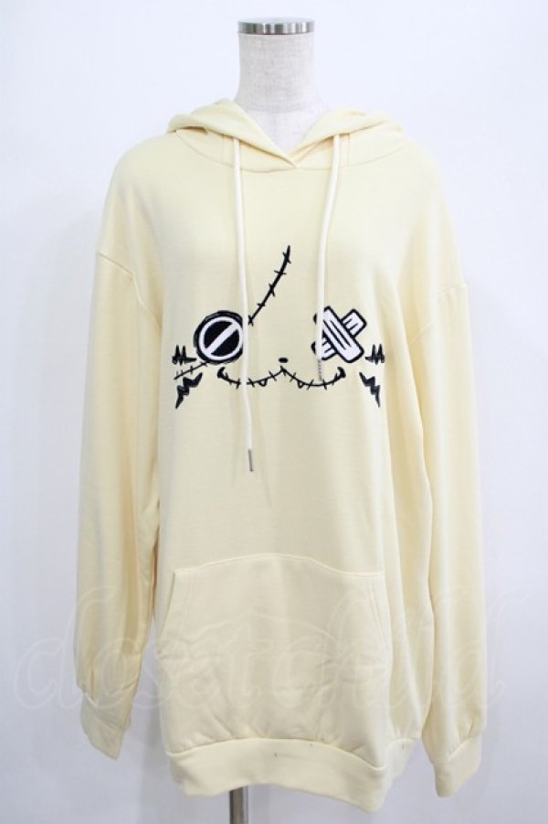 画像1: NieR Clothing / 刺繍プルパーカー  ミケ/クリーム H-25-07-01-041-PU-TO-KB-ZH (1)