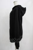 画像2: NieR Clothing / 刺繍ZIPパーカー  黒 H-25-07-01-042-PU-TO-KB-ZH (2)