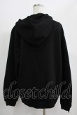 画像3: NieR Clothing / 刺繍ZIPパーカー  黒 H-25-07-01-042-PU-TO-KB-ZH (3)