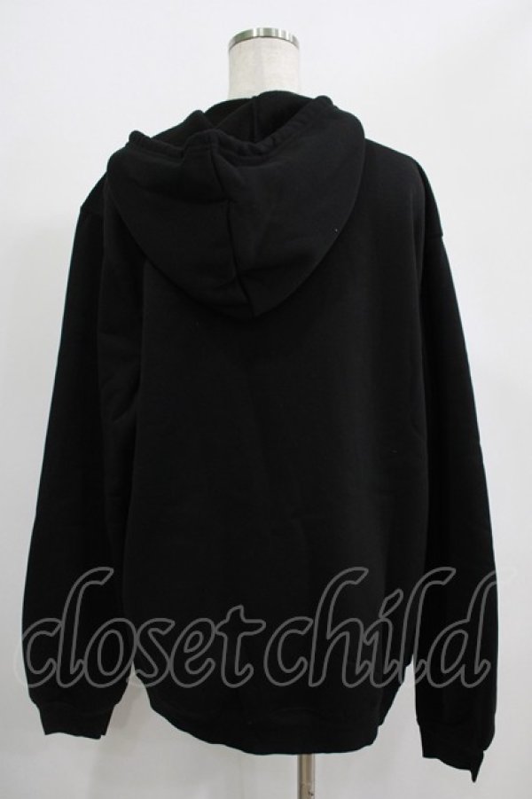 画像3: NieR Clothing / 刺繍ZIPパーカー  黒 H-25-07-01-042-PU-TO-KB-ZH (3)
