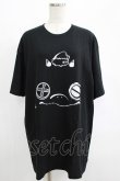 画像1: NieR Clothing / プリントCOTTON CUTSEW XL 黒 H-25-07-01-054-PU-TO-KB-ZH (1)