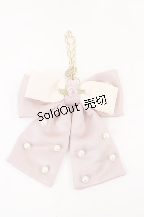 画像1: m petit by misako / NINA’sコラボバッグチャーム  ピンク H-25-07-01-1015-LO-ZA-YZ-ZH (1)