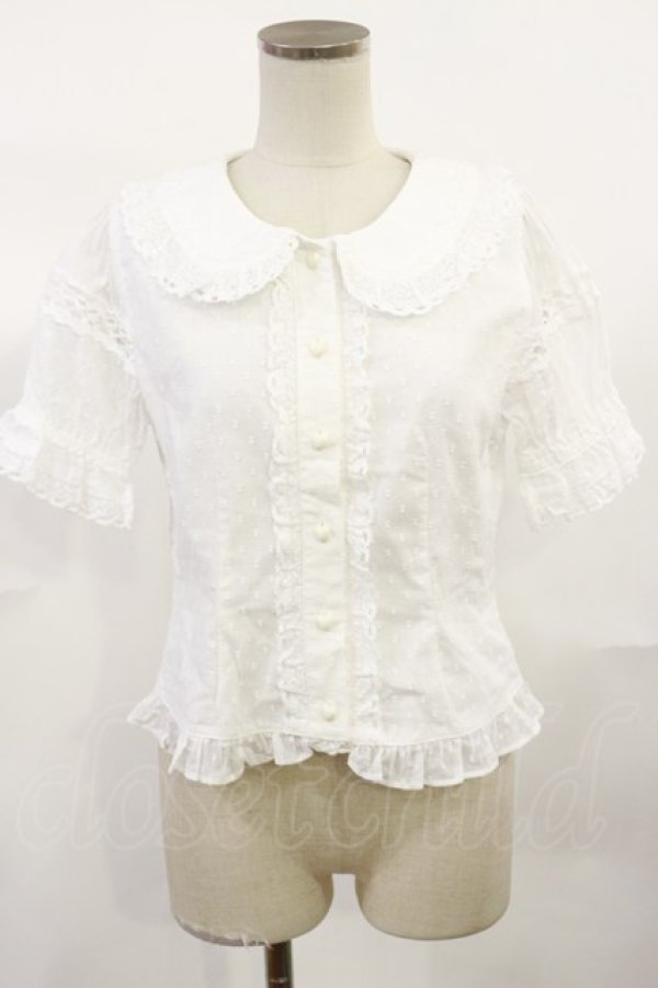 画像1: BABY,THE STARS SHINE BRIGHT / スノードットブラウス Free オフ H-25-07-01-1029-BA-BL-NS-ZH (1)