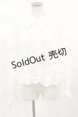 画像: Angelic Pretty / プリンセスレースジャボブラウス Free オフ H-25-07-01-1031-AP-BL-NS-ZH